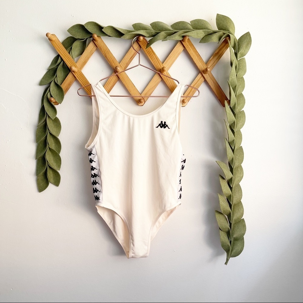 Kappa Synthetic 222 Banda Aubur Cream Color Swimsuit